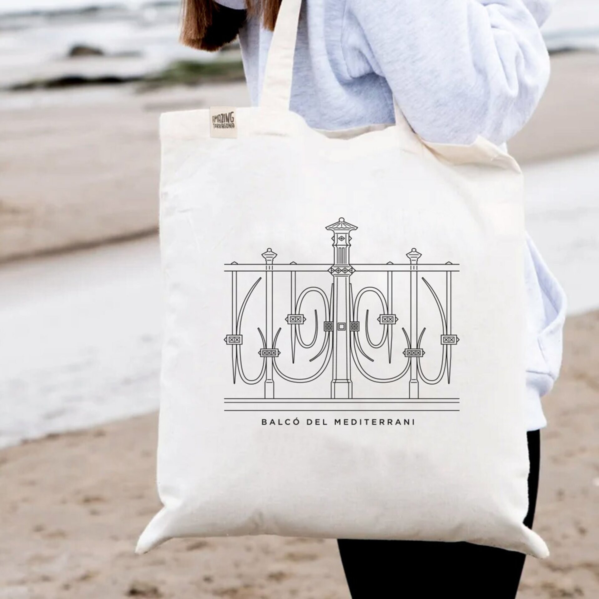Tote bag Balcó del Mediterrani - 3
