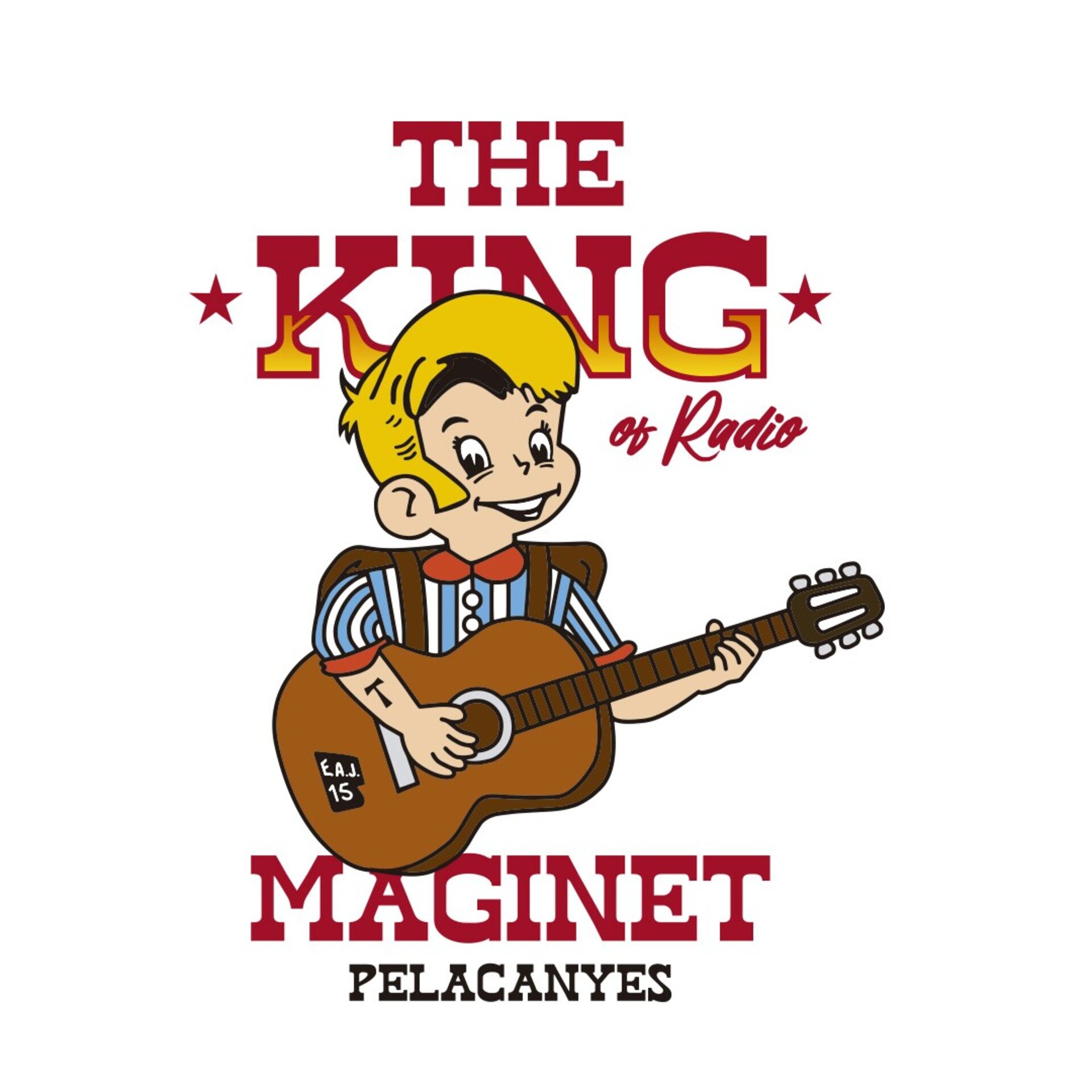 Samarreta Maginet pelacanyes Elvis style color Kids - 3